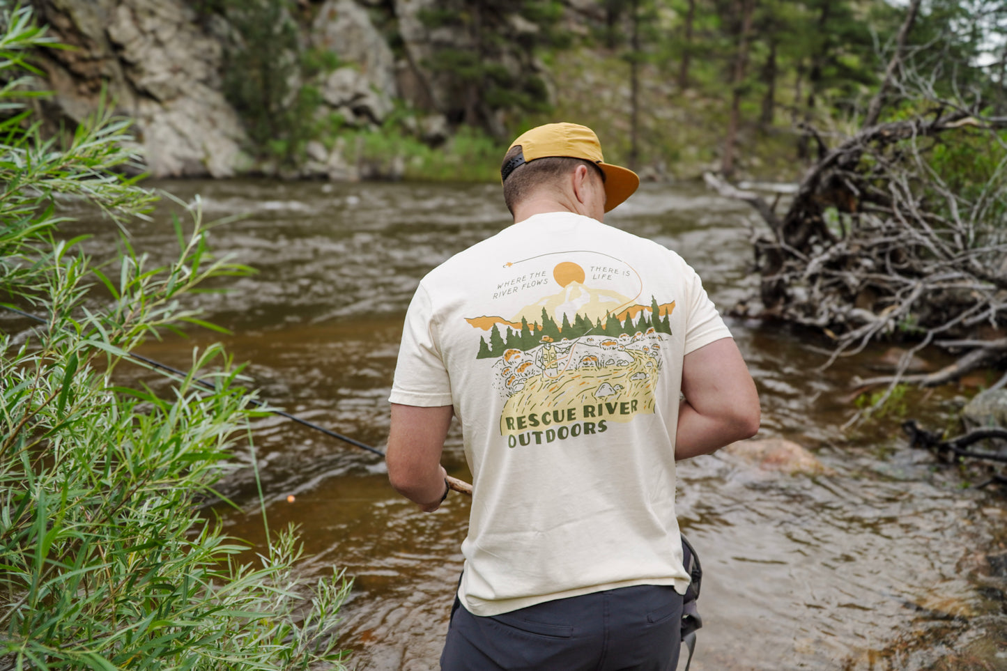 The Vista Pocket Tee – Ivory