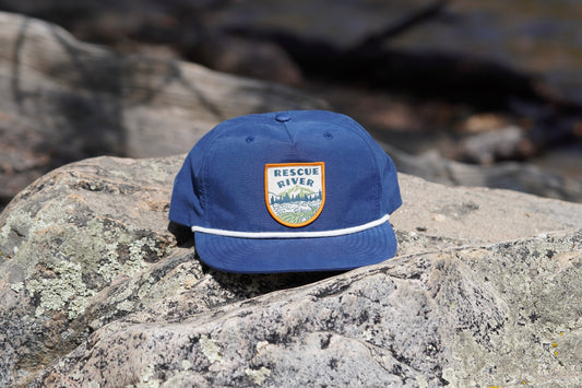 The Vista Cap - Navy and White