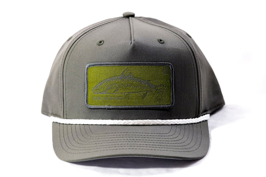 The Trout Cap - Charcoal / White