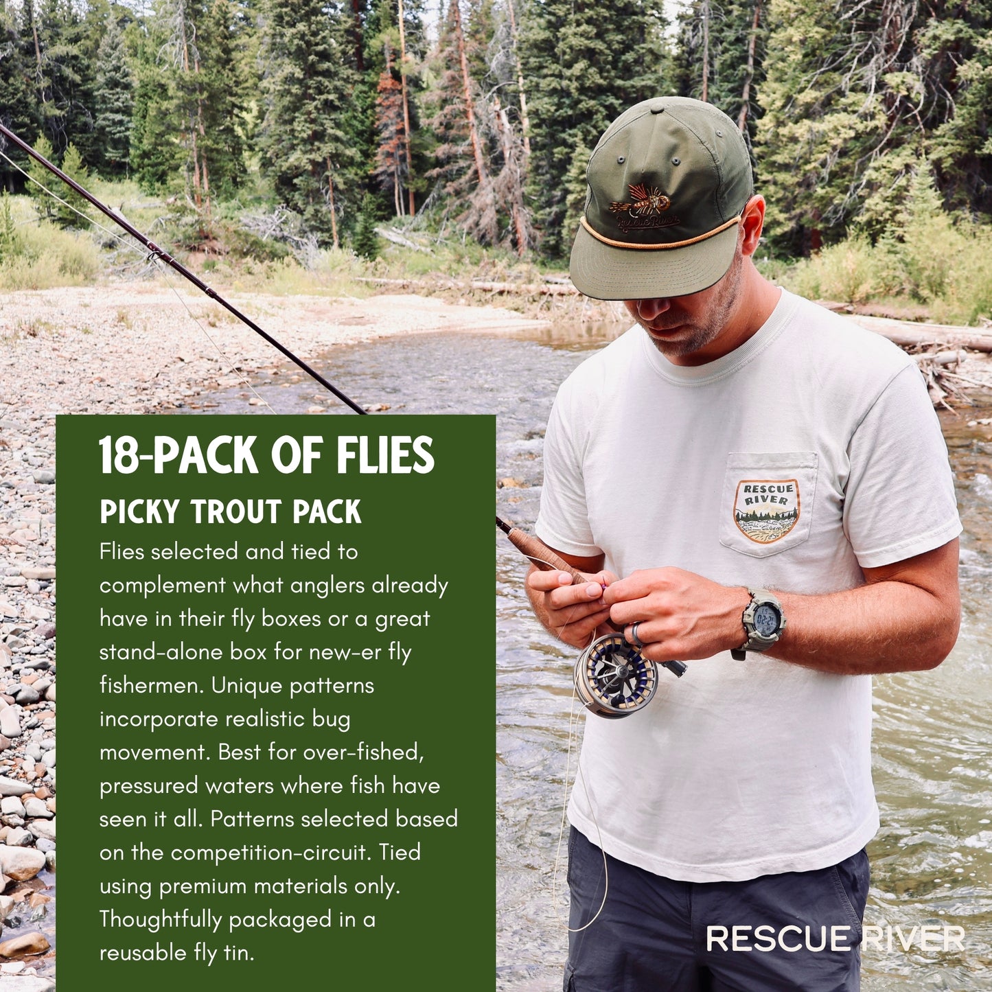 18 Pack of Flies - Picky Trout Assortment