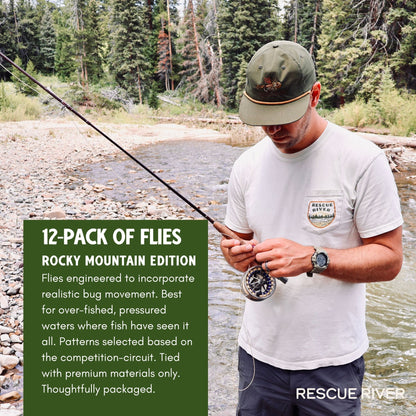 12 Pack of Flies - Rocky Mountain Edition